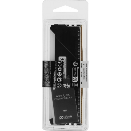 Оперативная память Kingston 8GB DDR4 3200MHz DIMM FURY Beast Black RGB XMP KF432C16BB2A/8 CL16 1.35V 288-pin Non-ECC, фото , изображение 7 Оперативная память Kingston 8GB DDR4 3200MHz DIMM FURY Beast Black RGB XMP KF432C16BB2A/8 CL16 1.35V 288-pin Non-ECC, фото , изображение 7