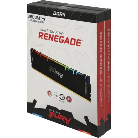 Оперативная память DIMM Kingston FURY Renegade RGB DDR4 32Gb KF436C16RBAK4/32 (4x8Gb), фото , изображение 8