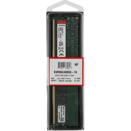 Оперативная память DIMM Kingston ValueRAM DDR5 16Gb KVR56U46BS8-16, фото , изображение 3