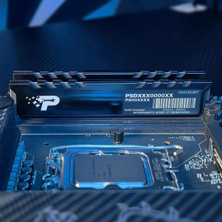 Память DDR5 2x16GB 4800MHz Patriot PSP532G4800KH1 Signature Premium RTL PC5-38400 CL40 DIMM 288-pin 1.1В kit single rank с радиатором Ret, фото , изображение 6