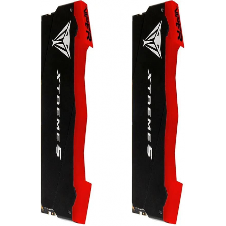 Memory Module PATRIOT Viper Xtreme 5 Gaming DDR5 Общий объём памяти 32Гб Module capacity 16Гб Количество 2 Множитель частоты шины 38 1.45 В RGB черный PVX532G82C38K, фото , изображение 5