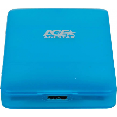 2.5" Внешний бокс AgeStar 3UBCP3 синий, фото , изображение 3