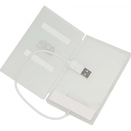 Корпус для HDD/SSD AGESTAR SUBCP1 белый, фото , изображение 3