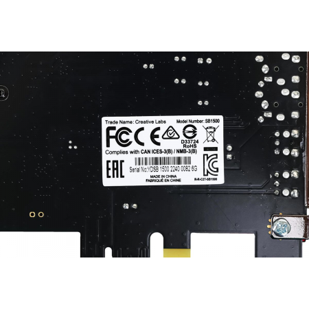 Звуковая карта Creative PCI-E Sound Blaster Z SE (Sound Core3D) 5.1 Ret, фото , изображение 4