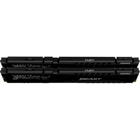 Оперативная память DIMM Kingston FURY Beast Black DDR5 64Gb KF552C40BBK2-64 (2x32Gb), фото , изображение 2 Оперативная память DIMM Kingston FURY Beast Black DDR5 64Gb KF552C40BBK2-64 (2x32Gb), фото , изображение 2