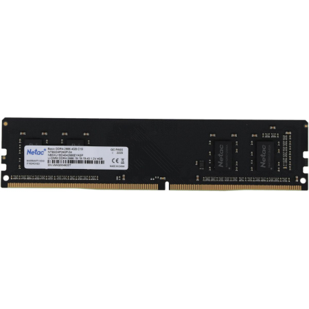 Оперативная память DIMM Netac Basic DDR4 4Gb NTBSD4P26SP-04, фото , изображение 2 Оперативная память DIMM Netac Basic DDR4 4Gb NTBSD4P26SP-04, фото , изображение 2