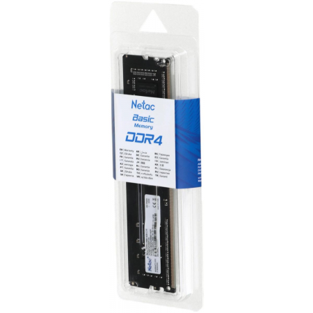 Оперативная память DIMM Netac Basic DDR4 4Gb NTBSD4P26SP-04, фото , изображение 7 Оперативная память DIMM Netac Basic DDR4 4Gb NTBSD4P26SP-04, фото , изображение 7