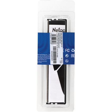 Оперативная память DIMM Netac Basic DDR4 4Gb NTBSD4P26SP-04, фото , изображение 9 Оперативная память DIMM Netac Basic DDR4 4Gb NTBSD4P26SP-04, фото , изображение 9