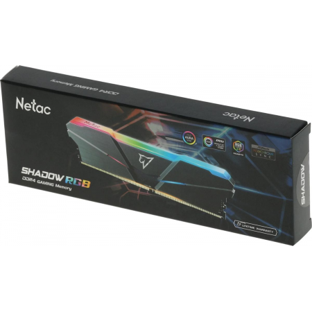 Оперативная память DIMM Netac Shadow RGB DDR4 16Gb NTSRD4P32SP-16E, фото , изображение 7