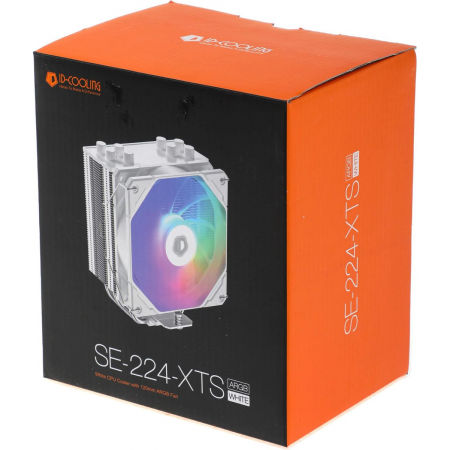 Кулер ID-COOLING SE-224-XTS LGA1700/1200/115X/AM5/AM4 (10шт/кор, TDP 220W, PWM, 4 тепл.трубки прямого контакта, FAN 120mm) RET, фото , изображение 14