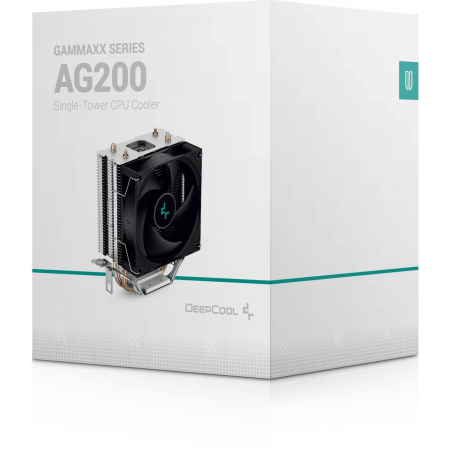Кулер CPU Deepcool AG200 (100W Intel LGA1700/1200/1151/1150/1155 AMD AM5/AM4 30.5dB 500-3050 rpm 120мм  медь+ алюминий), фото , изображение 10