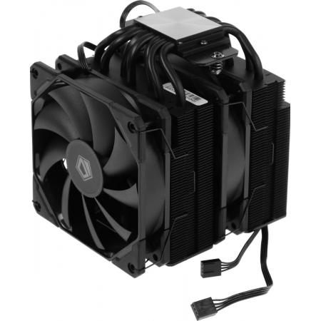 Кулер ID-COOLING SE-207-XT ADVANCED LGA20XX/1700/1200/115X/AM4 (8шт/кор, TDP 280W, PWM, черный, 7 тепл.трубок + медная база, 2 x FAN 120mm) RET, фото , изображение 2