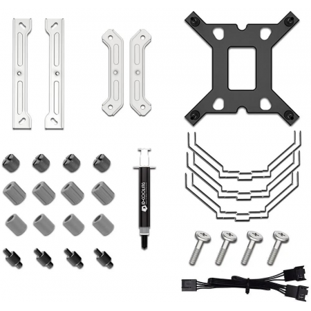 Кулер ID-COOLING SE-207-XT SLIM LGA20XX/1700/1200/115X/AM4 (12шт/кор, TDP 220W, PWM, черный, 7 тепл.трубок + медная база, 1 x FAN 120mm, черный) RET, фото , изображение 14
