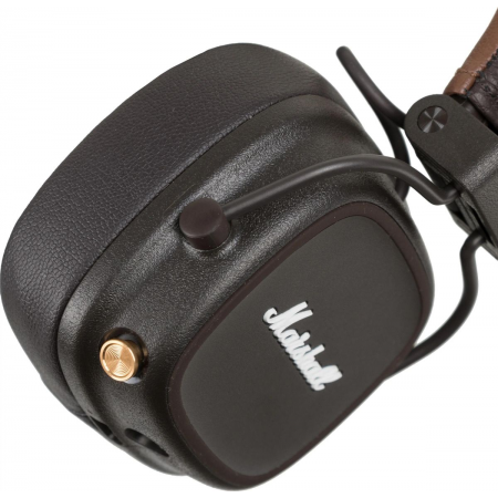 Наушники накладные беспроводные Marshall MAJOR IV коричневые, фото , изображение 12