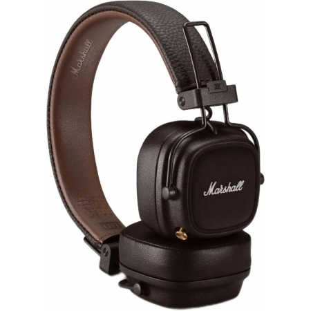 Наушники накладные беспроводные Marshall MAJOR IV коричневые, фото , изображение 4