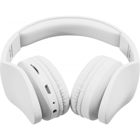 Гарнитура накладные Digma BT-17 белый/белый беспроводные bluetooth оголовье (BT17W), фото , изображение 2