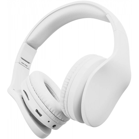 Гарнитура накладные Digma BT-17 белый/белый беспроводные bluetooth оголовье (BT17W), фото , изображение 3