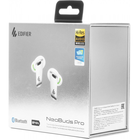 Гарнитура вкладыши Edifier NeoBuds Pro белый беспроводные, фото , изображение 10