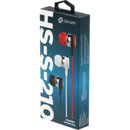 Гарнитура Oklick HS-S-210 (374402) белый, фото , изображение 11