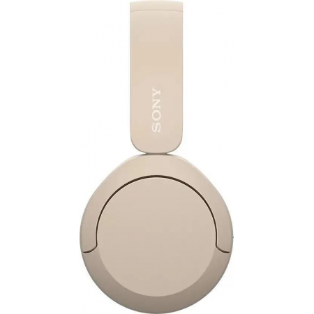 Наушники накладные Sony WH-CH520 бежевый беспроводные bluetooth оголовье (WH-CH520/C), фото , изображение 2