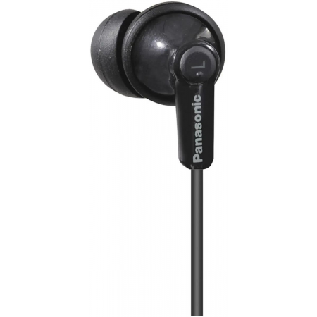 Наушники вкладыши Panasonic RP-HJE120 1.1м черный проводные в ушной раковине (RP-HJE120EEK), фото , изображение 2