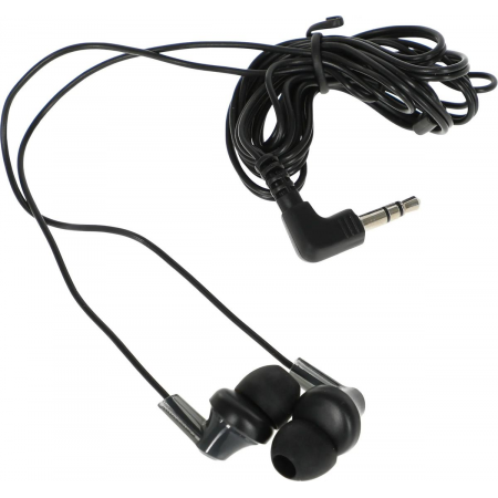 Наушники вкладыши Panasonic RP-HJE120 1.1м черный проводные в ушной раковине (RP-HJE120EEK), фото , изображение 4