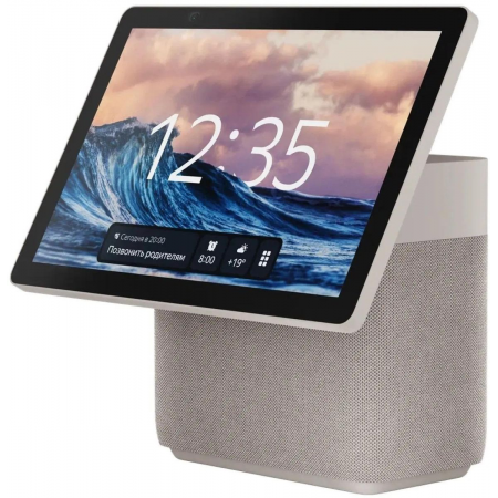 Умная колонка Yandex Станция Дуо Макс Zigbee Алиса бежевый 60W 1.0 BT/Wi-Fi 10м (YNDX-00055BIE), фото , изображение 2