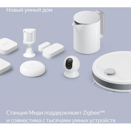 Умная колонка Yandex Станция Миди YNDX-00054ORG Алиса оранжевый 24W 1.0 BT/Wi-Fi 10м, фото , изображение 15