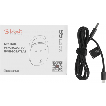 Колонка порт. A4Tech Bloody S5 Lock синий 5W 1.0 BT 10м 1600mAh (S5 LOCK BLUE), фото , изображение 7