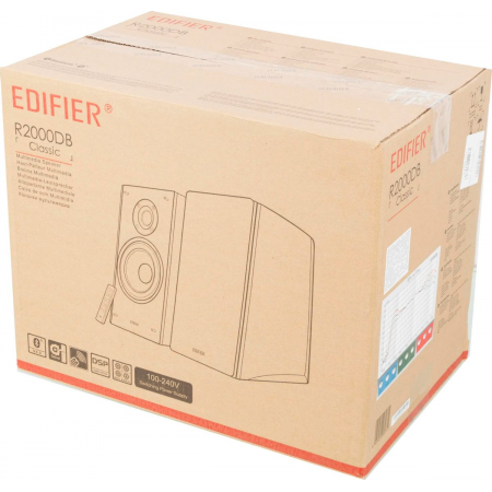 Колонки Edifier R2000DB 2.0 темное дерево 120Вт BT, фото , изображение 8