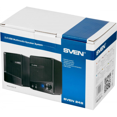 SVEN 248, чёрный, USB, акустическая система 2.0, мощность 2x3 Вт(RMS), фото , изображение 8