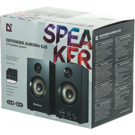 Колонки Defender Aurora S20 Black (65419), фото , изображение 13