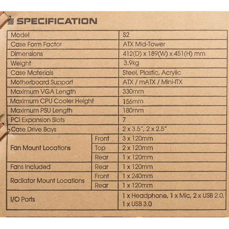 Корпус Zalman S2 Black, фото , изображение 18