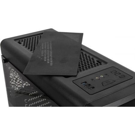 Корпус ZALMAN I3, без БП, большое боковое окно, черный,  ATX, фото , изображение 10