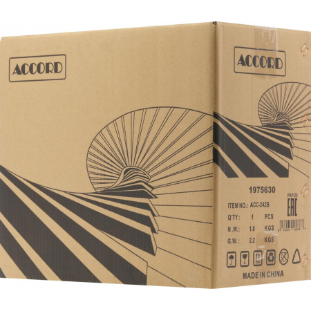 Корпус Accord ENTRY ACC-242B черный без БП mATX 2xUSB2.0 audio, фото , изображение 16