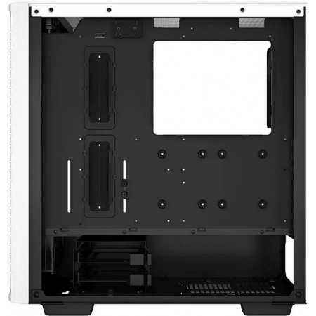 Корпус Deepcool CK560 WH без БП, боковое окно (закаленное стекло), 3xARGB LED 120мм вентилятора спереди и 1x140мм вентилятор сзади, белый, ATX, фото , изображение 16