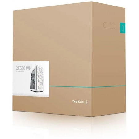 Корпус Deepcool CK560 WH без БП, боковое окно (закаленное стекло), 3xARGB LED 120мм вентилятора спереди и 1x140мм вентилятор сзади, белый, ATX, фото , изображение 22