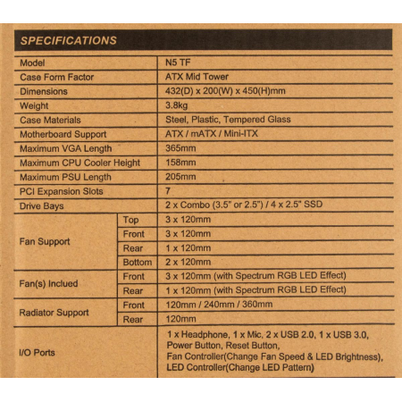 Корпус Zalman N5 TF Black, фото , изображение 20