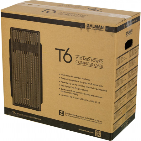 Корпус Zalman ZM-T6 Black, фото , изображение 15