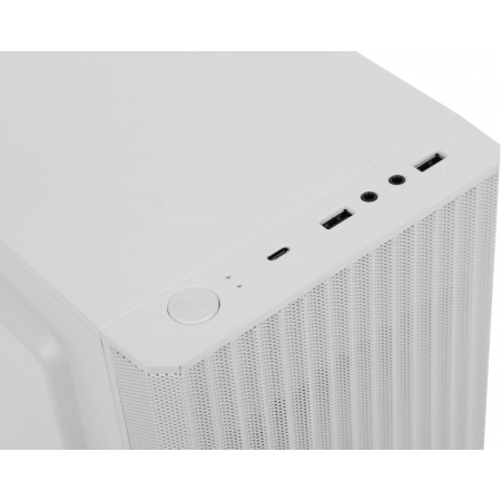 Корпус Formula Air Mesh G1 белый без БП mATX 1x80mm 2xUSB2.0 1xUSB3.1 audio bott PSU, фото , изображение 6