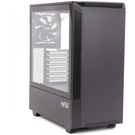 Корпус Hiper PB81 черный без БП ATX 3x120mm 2xUSB2.0 2xUSB3.0 audio bott PSU, фото , изображение 2