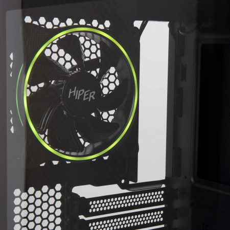 Корпус Hiper PB81 черный без БП ATX 3x120mm 2xUSB2.0 2xUSB3.0 audio bott PSU, фото , изображение 18