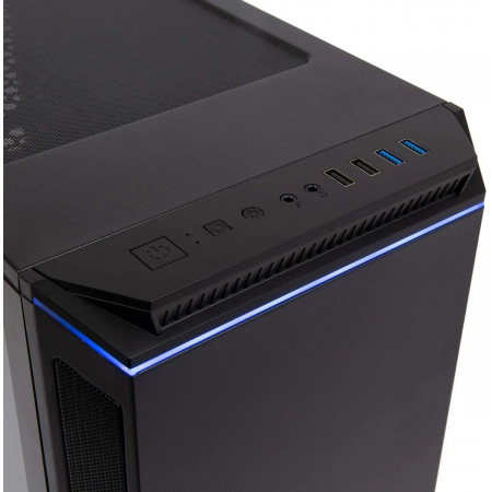 Корпус Hiper PB81 черный без БП ATX 3x120mm 2xUSB2.0 2xUSB3.0 audio bott PSU, фото , изображение 20