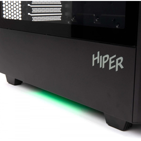 Корпус Hiper PB81 черный без БП ATX 3x120mm 2xUSB2.0 2xUSB3.0 audio bott PSU, фото , изображение 21