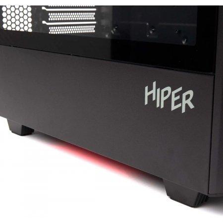Корпус Hiper PB81 черный без БП ATX 3x120mm 2xUSB2.0 2xUSB3.0 audio bott PSU, фото , изображение 22