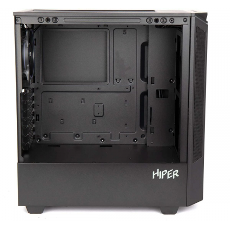 Корпус Hiper PB81 черный без БП ATX 3x120mm 2xUSB2.0 2xUSB3.0 audio bott PSU, фото , изображение 6