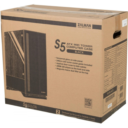 Корпус Zalman S5 Black, фото , изображение 18
