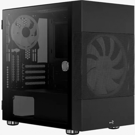 Корпус AeroCool Atomic чёрный Atomic-G-BK-v1, фото , изображение 2 Корпус AeroCool Atomic чёрный Atomic-G-BK-v1, фото , изображение 2