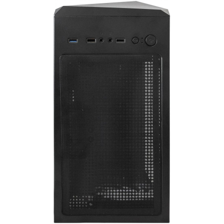 Корпус Miditower ExeGate EVO-8225 (ATX, без БП, 2*USB+1*USB3.0, черный, 2 вент. с RGB подсветкой и полоса на передней панели, боковая панель - закаленное стекло), фото , изображение 3 Корпус Miditower ExeGate EVO-8225 (ATX, без БП, 2*USB+1*USB3.0, черный, 2 вент. с RGB подсветкой и полоса на передней панели, боковая панель - закаленное стекло), фото , изображение 3