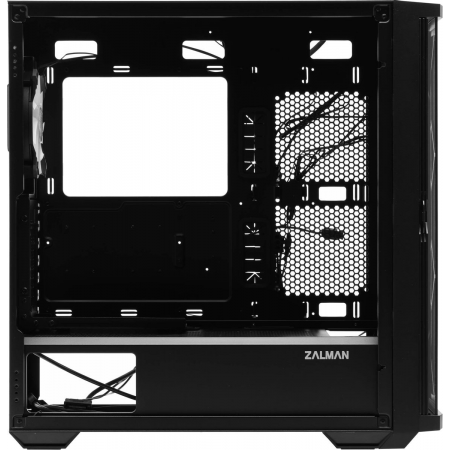Корпус ZALMAN Z10 DUO, ATX, BLACK, WINDOW, 2x3.5, 2x2.5, 2xUSB3.0, 1xUSB 3.1 Type-C, FRONT 3x120mm Infinity Mirror ARGB, REAR 1x120mm Infinity Mirror ARGB, replaceable front panel, фото , изображение 11